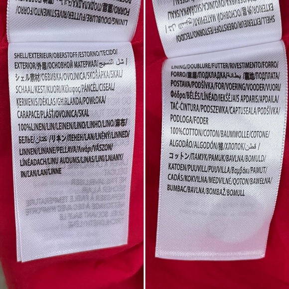 FARM Rio Summer Foliage Cross Back Mini Dress Red Medium NWT - Picture 13 of 16